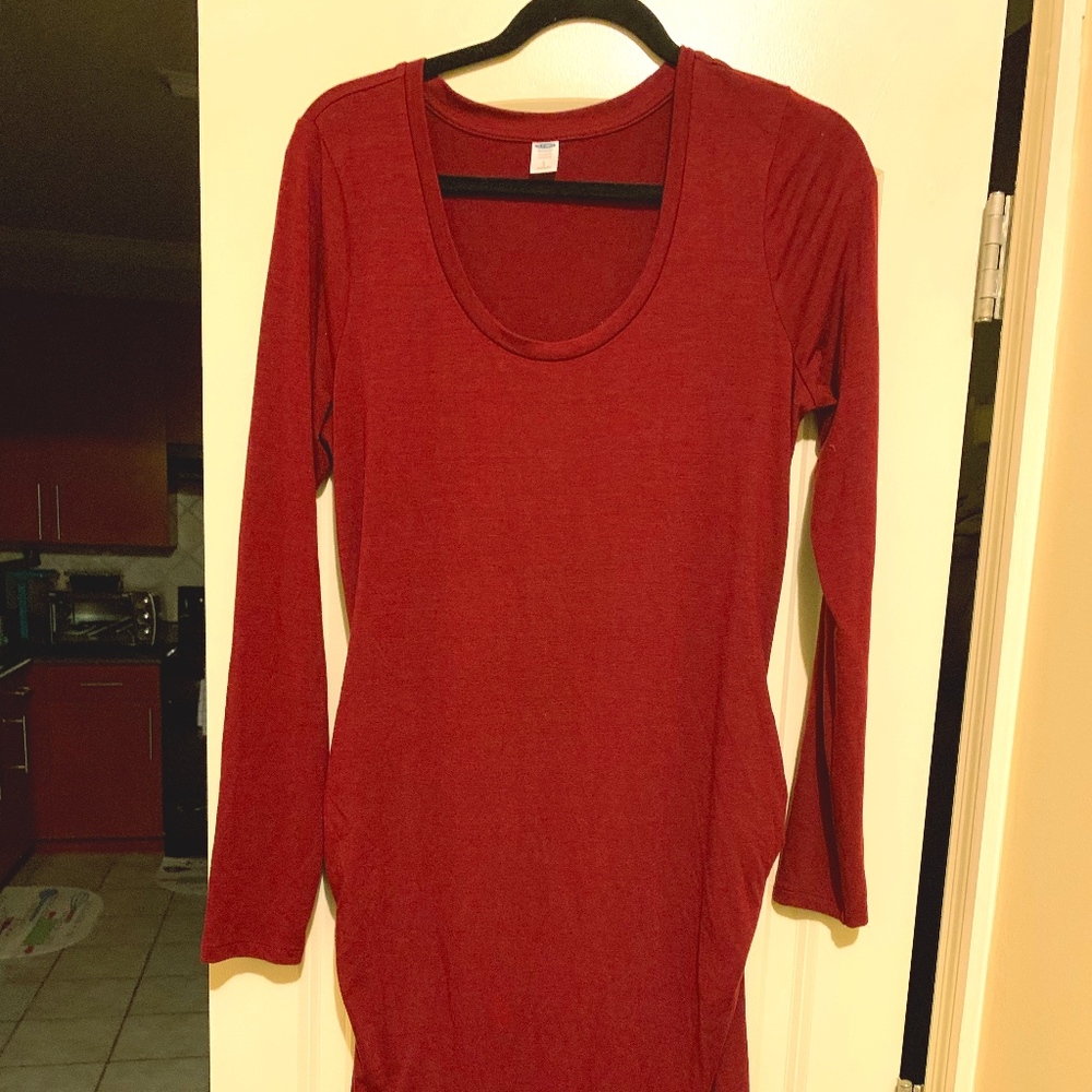 Burgundy Dress